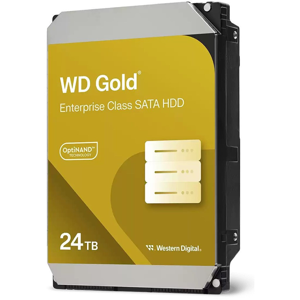 Western Digital Gold Enterprise Class 24TB HDD Σκληρός Δίσκος 3.5" SATA III 7200rpm με 512MB Cache για Server / Καταγραφικό WD242KRYZ