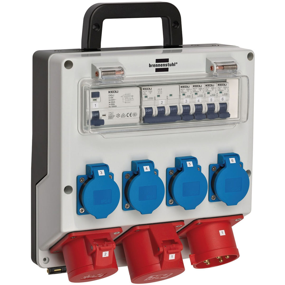 Brennenstuhl Power Distributor Πρίζα Βιομηχανικού Τύπου 1154890020