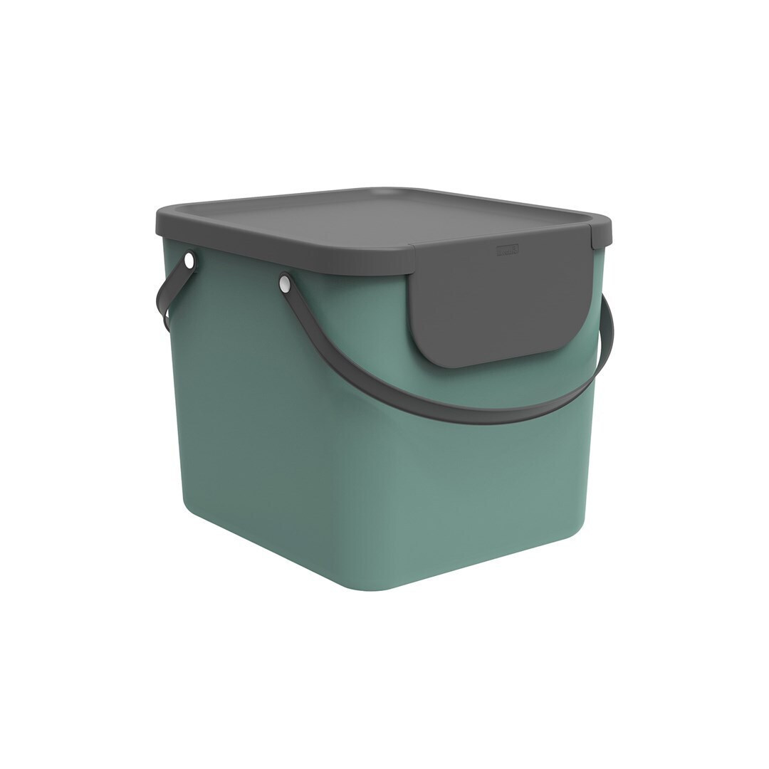 Rotho Babydesign Πλαστικό Καλάθι Αχρήστων 40lt Πράσινο 35.5x33.9x39.8cm