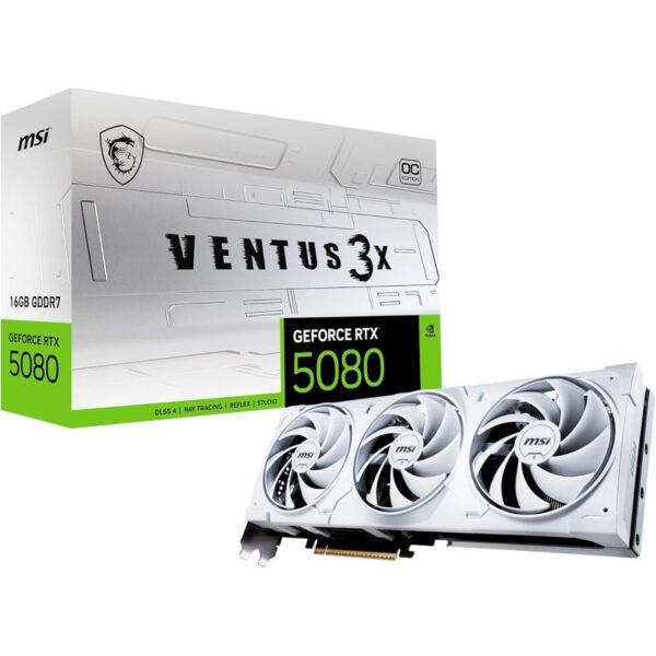 MSI GeForce RTX 5080 16GB Ventus 3X OC White