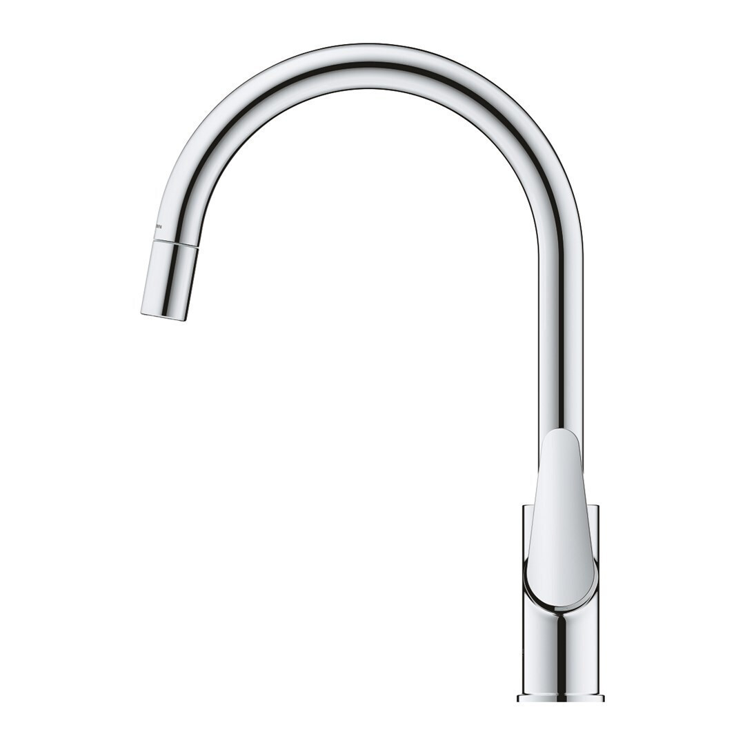 Grohe Μπαταρία Κουζίνας Πάγκου Ασημί