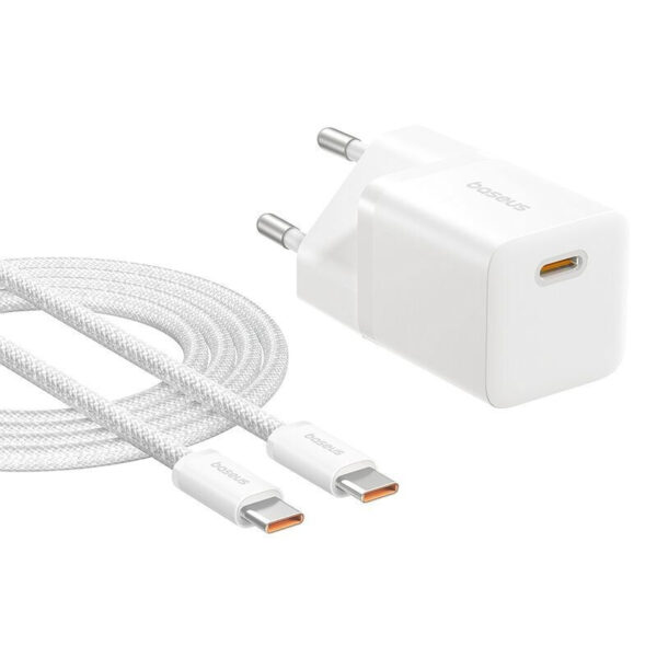 Baseus Gan5 USB-C 25W με Καλώδιο USB-C - USB-C