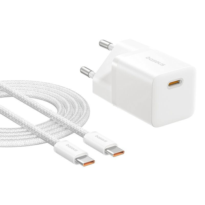 Baseus Gan5 USB-C 25W με Καλώδιο USB-C - USB-C