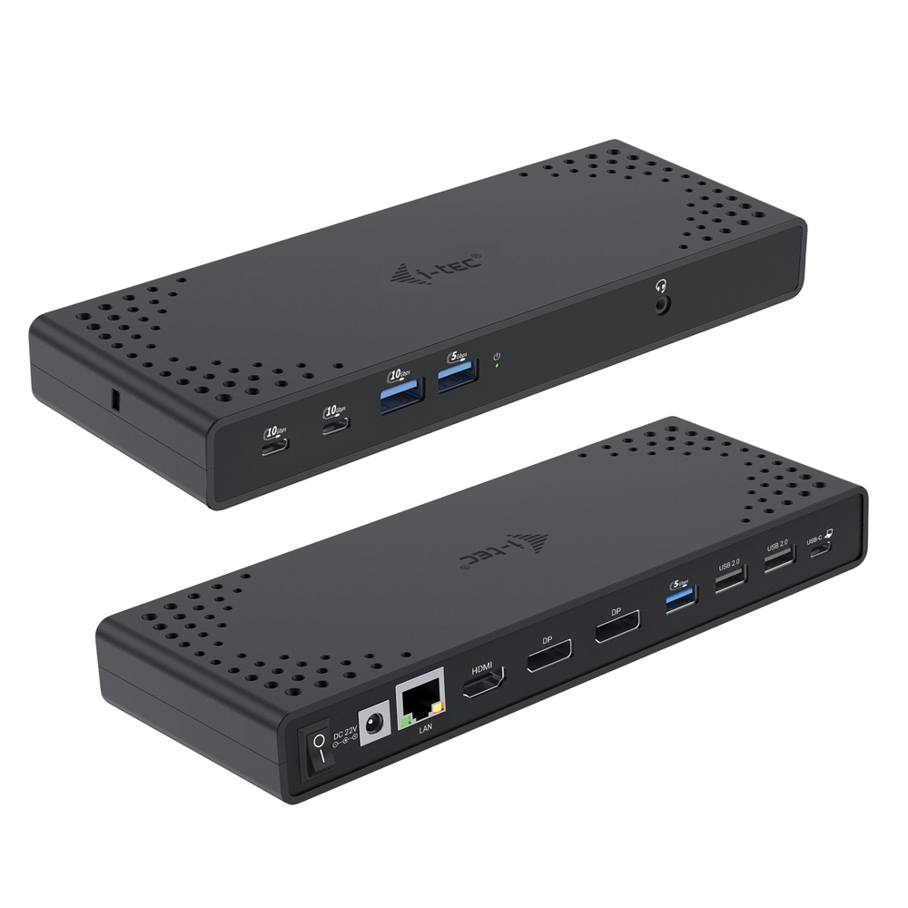 i-tec USB-C Docking Station με HDMI/DisplayPort 4K PD Ethernet (C31TRIPLE4KDOCKPDIT)