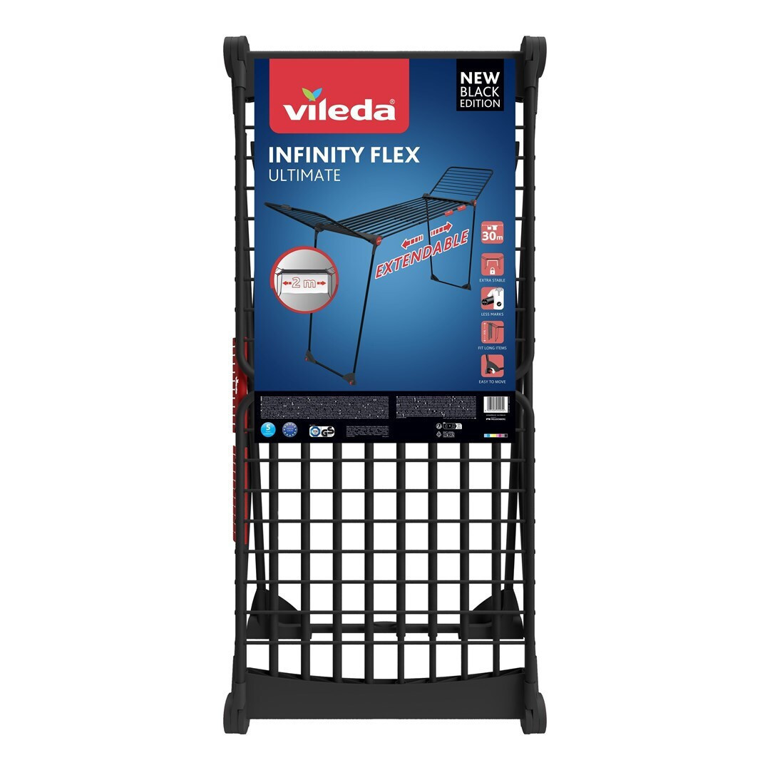 20250326154423_0c2a615d Vileda Infinity Flex Πτυσσόμενη Απλώστρα Δαπέδου με Μήκος Απλώματος 30m - Image 4