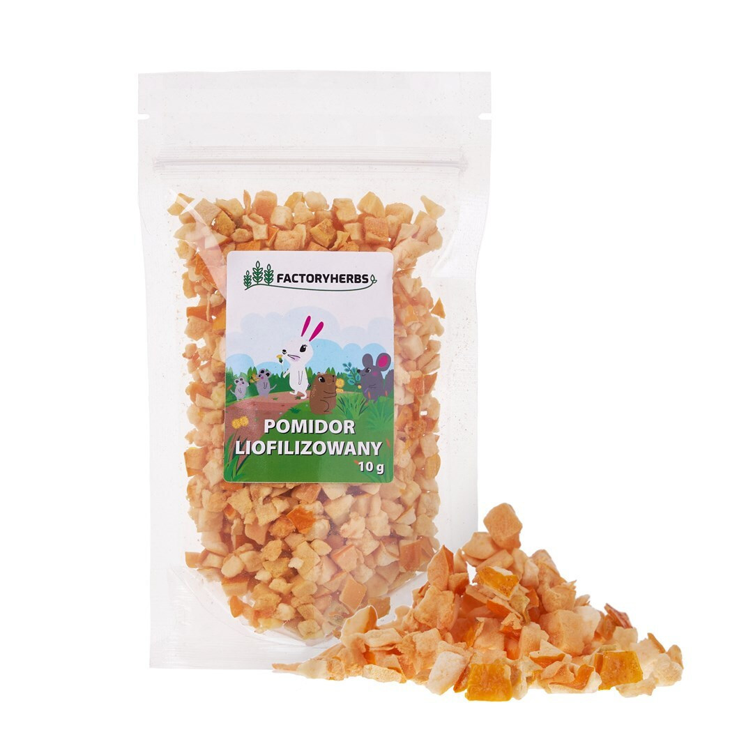 Factory Herbs Freeze-dried Tomato Treat Rodents Rabbits 10g