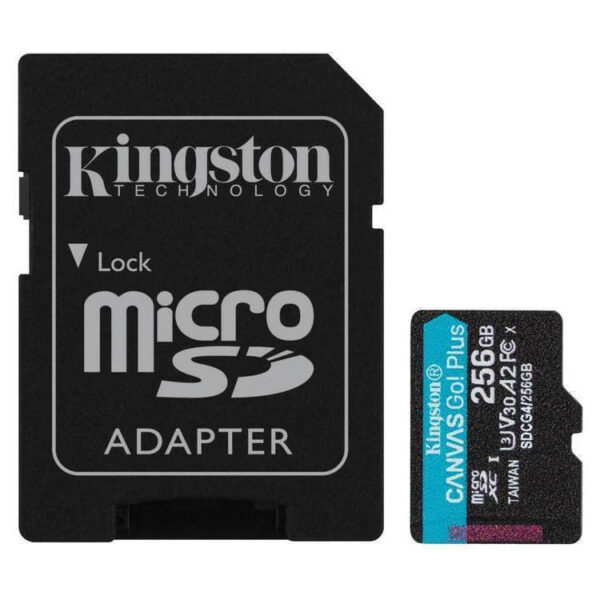 Kingston microSDXC 256GB Class 10 U3 V30 A2 UHS-I