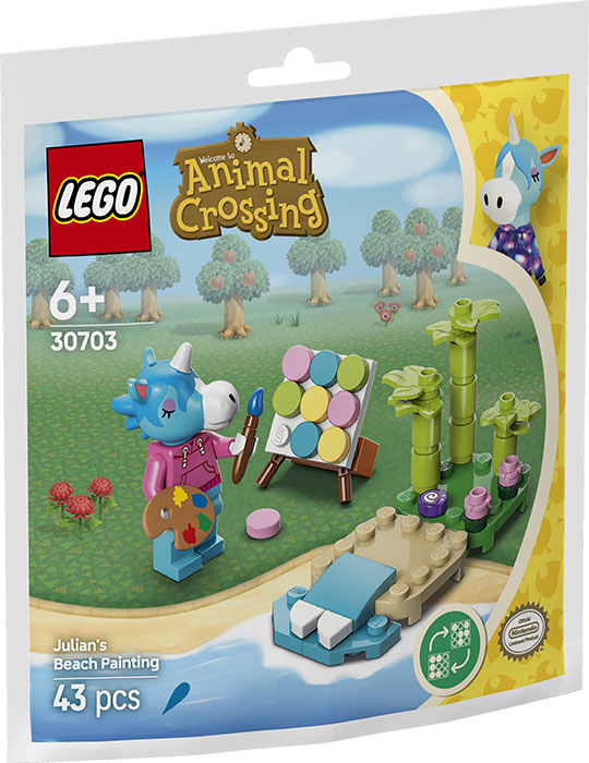 Lego Animal Crossing Julian's Beach Painting για 6+ Ετών 43τμχ - Image 1