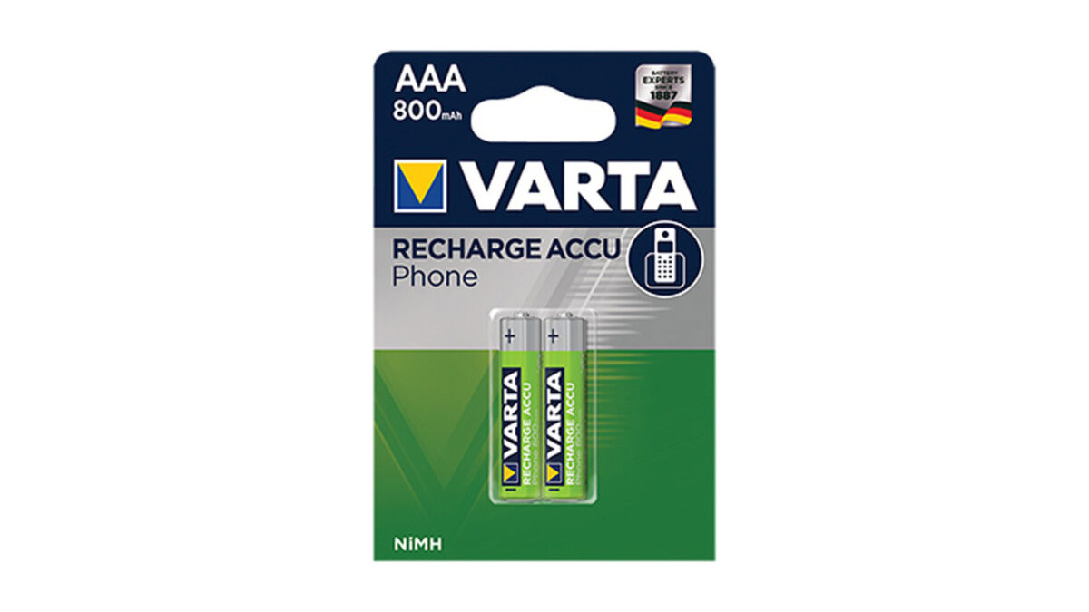Varta Rechargeable Accu AAA 800mAh 1.2V 2τμχ - Image 6