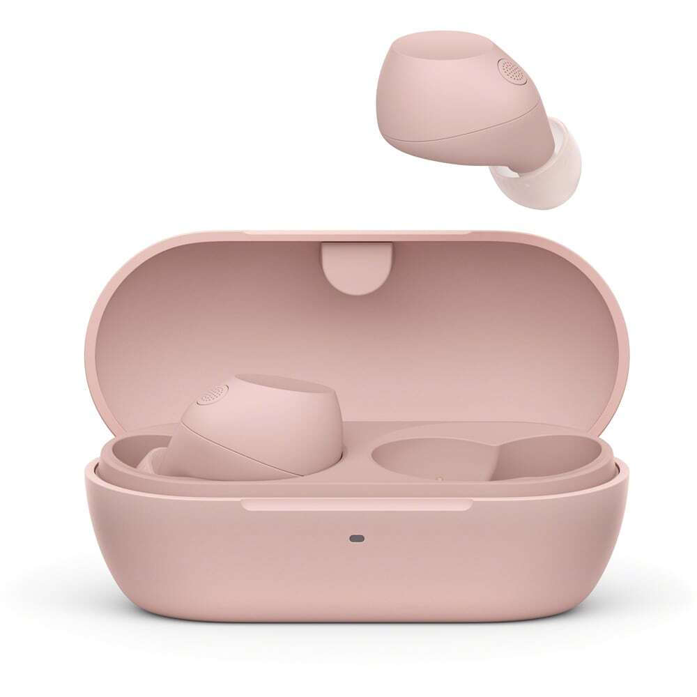 Sony WF-C710N In-ear Bluetooth Handsfree Ακουστικά με Αντοχή στον Ιδρώτα και Θήκη Φόρτισης Ροζ