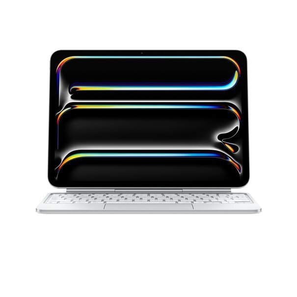 Apple Magic Keyboard (2024) Λευκή (iPad Pro 2024 11")