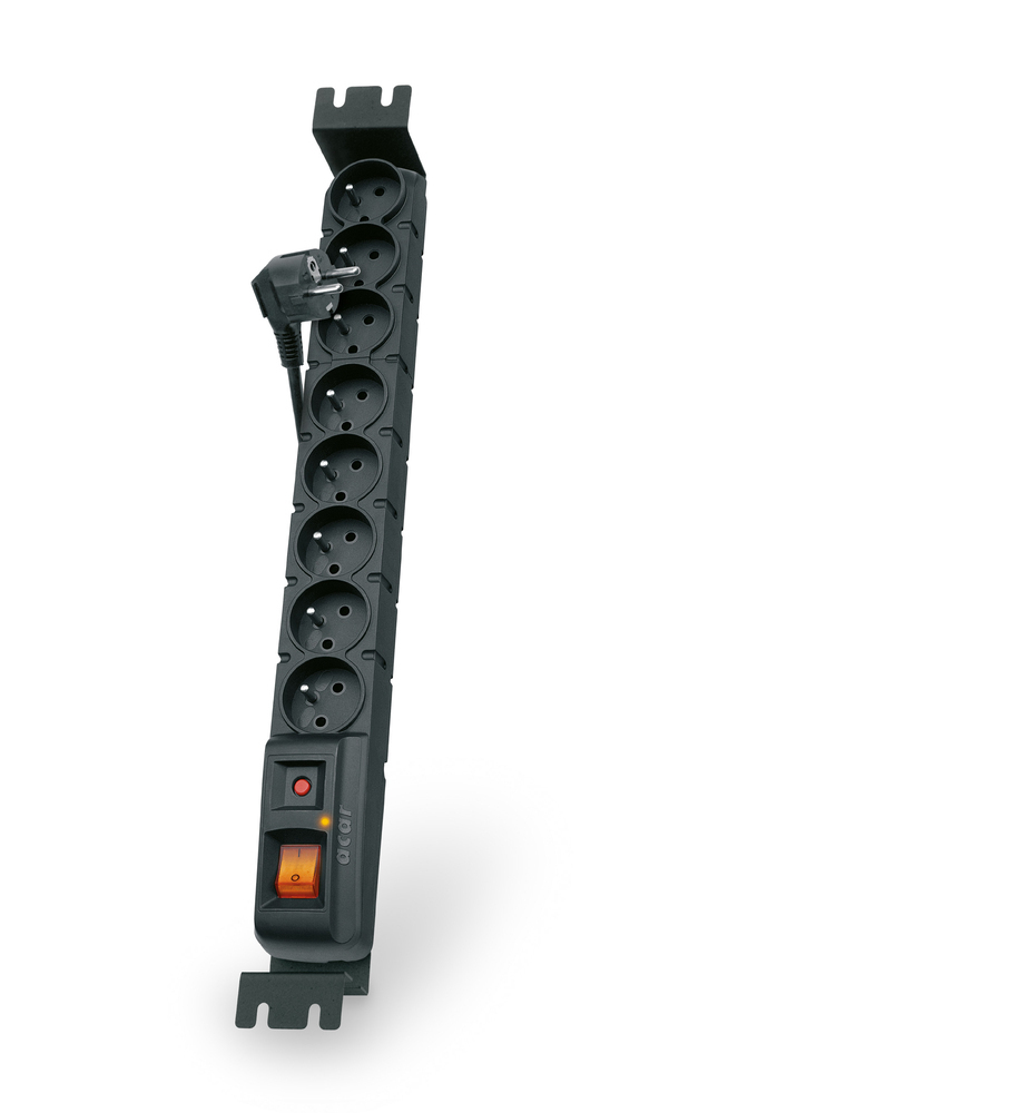 Acar S8 Fa Rack Πολύπριζο Ασφαλείας 8 Θέσεων με Καλώδιο 1.5m