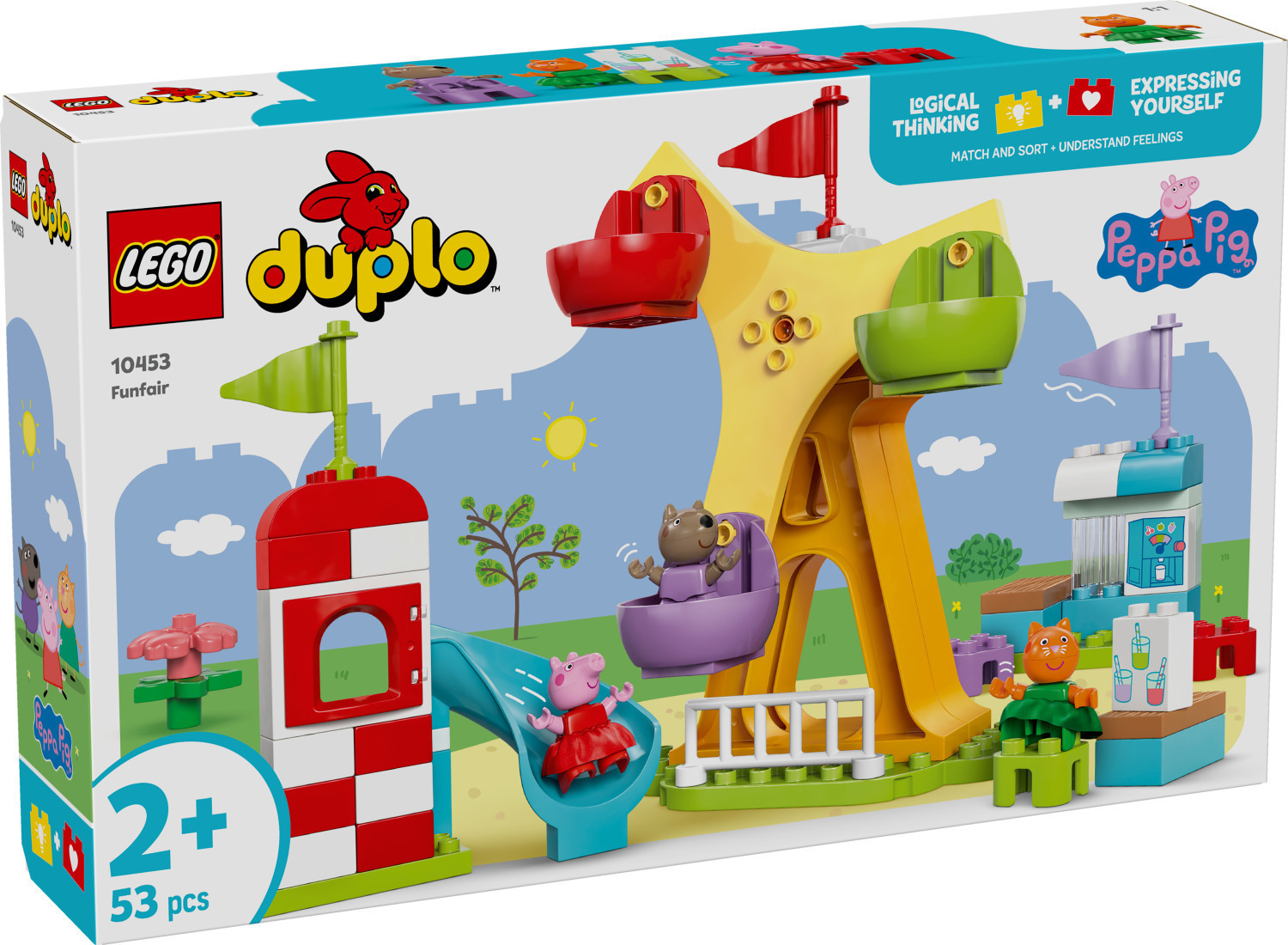 Lego Duplo Peppa Pig: Funfair για 2+ Ετών 53τμχ
