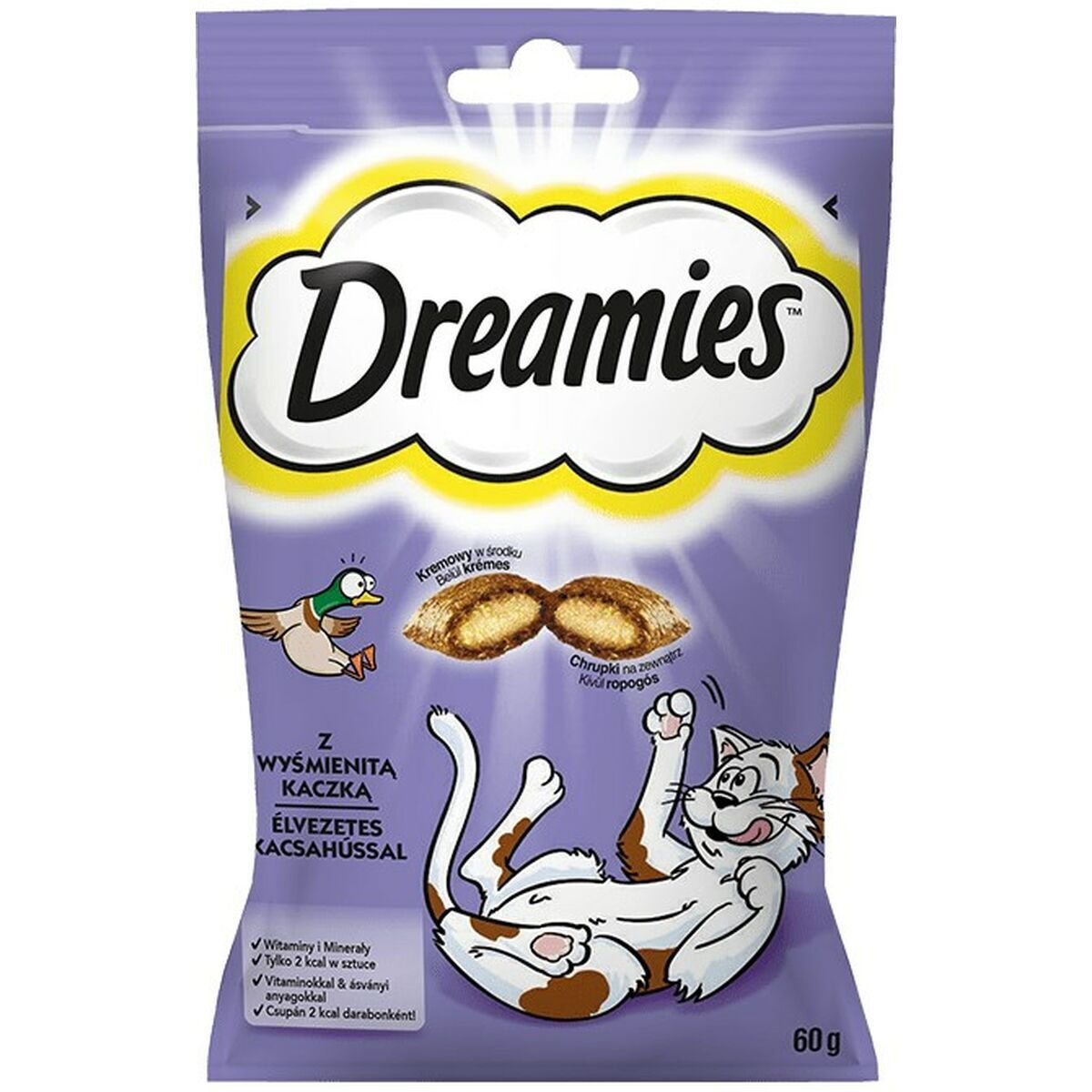 Dreamies Λιχουδιές Σνακ με Πάπια Duck για Ενήλικες Γάτες 60gr