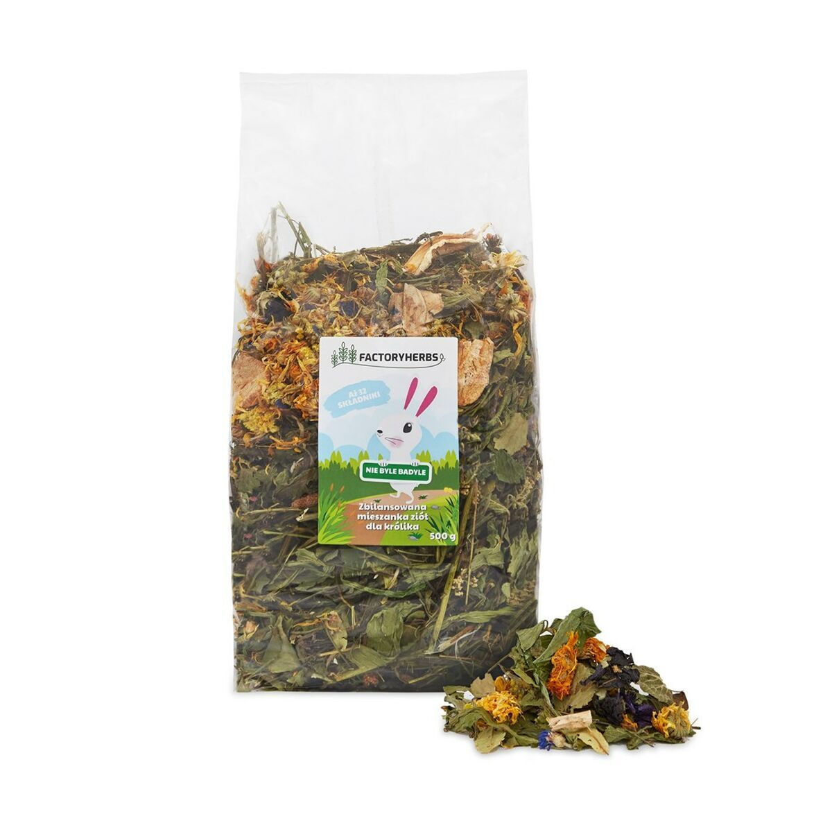 Factoryherbs Τροφή για Κουνέλι 500gr
