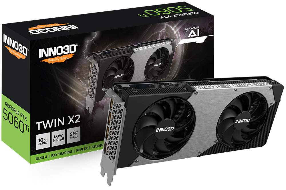 Inno 3D GeForce RTX 5060 Ti 16GB Twin X2