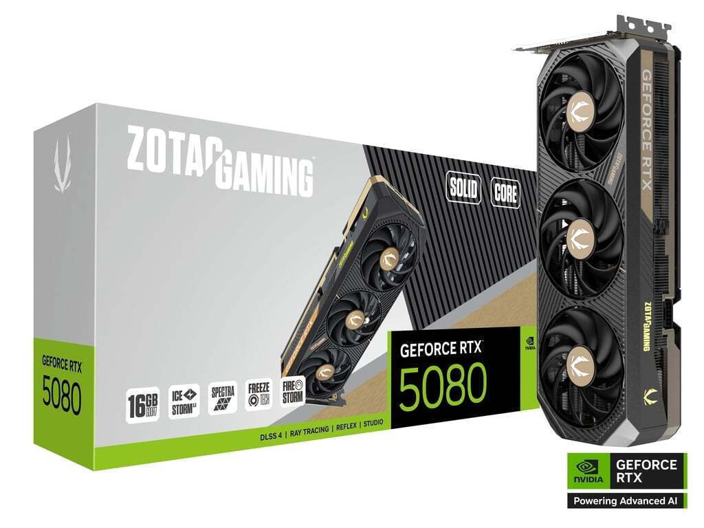Zotac GeForce RTX 5080 16GB Solid Core