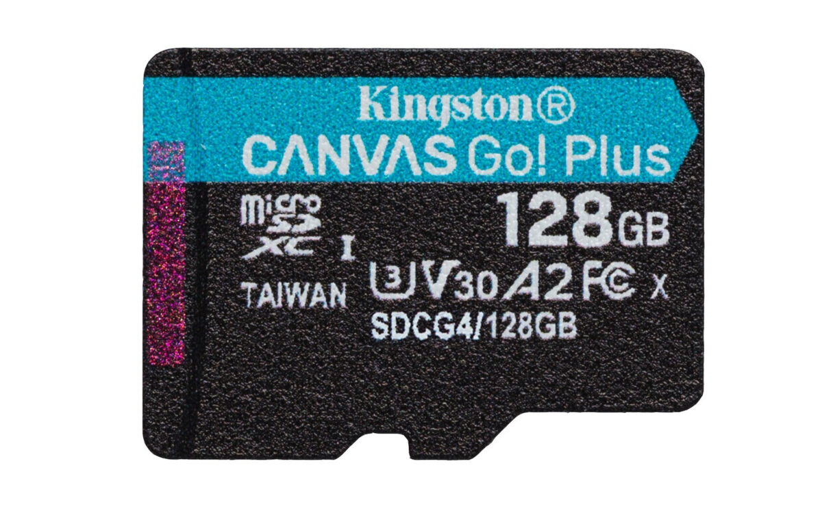 Kingston Canvas Go Plus microSDXC 128GB Class 10 U3 A2 UHS-I - Image 1