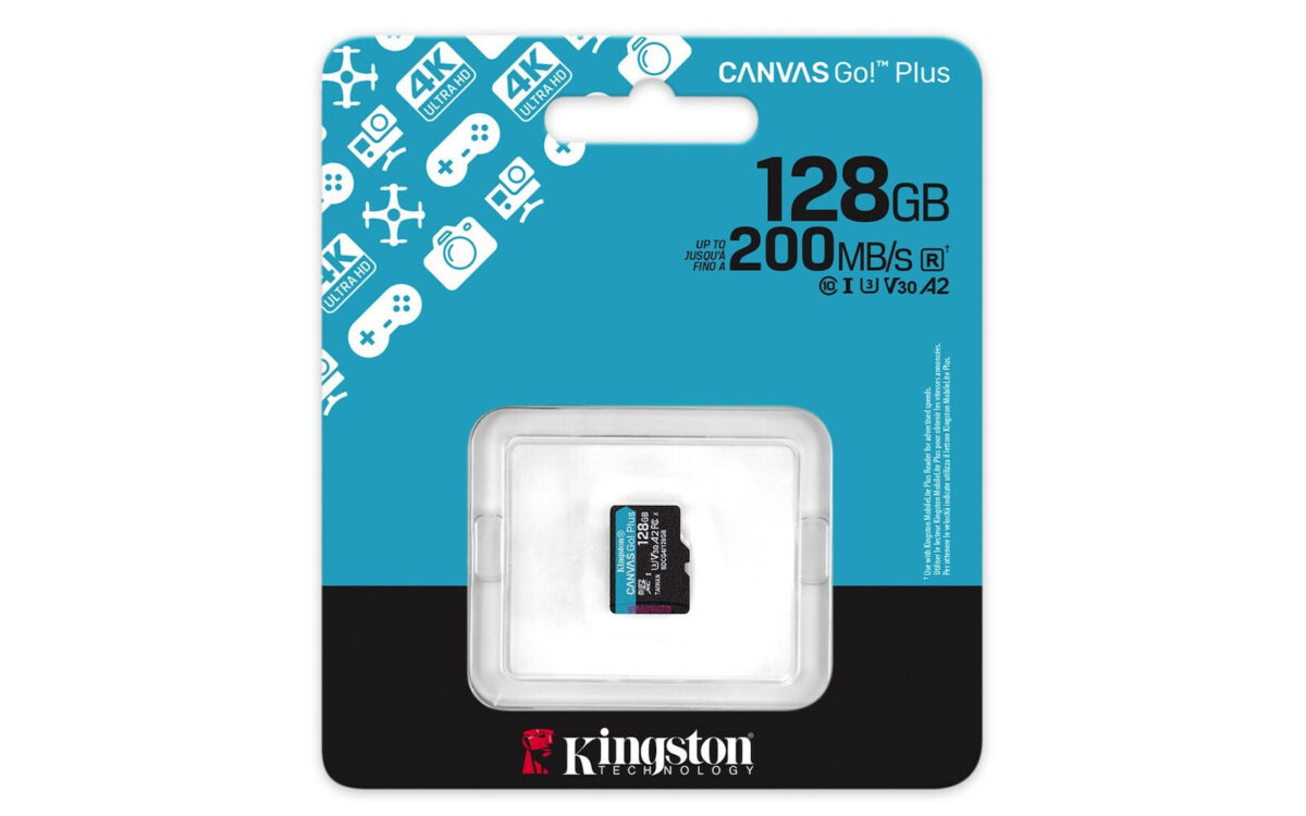 Kingston Canvas Go Plus microSDXC 128GB Class 10 U3 A2 UHS-I - Image 2