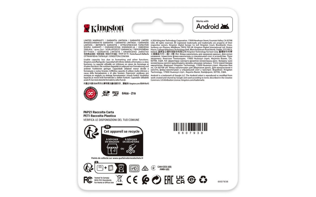 Kingston Canvas Go Plus microSDXC 128GB Class 10 U3 A2 UHS-I - Image 4