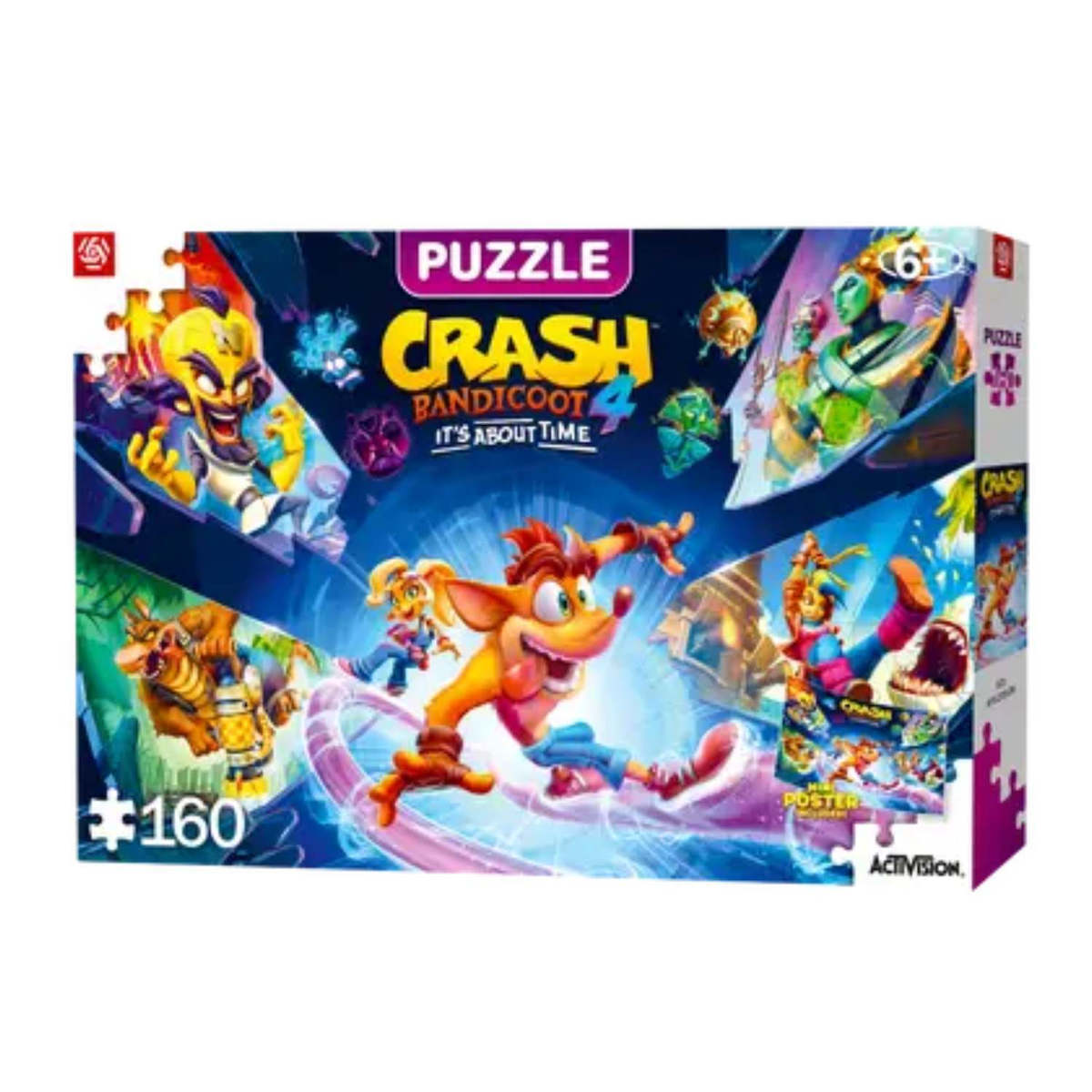 Παιδικό Puzzle Crash Bandicoot 4: It's About Time 160pcs για 6+ Ετών Good Loot