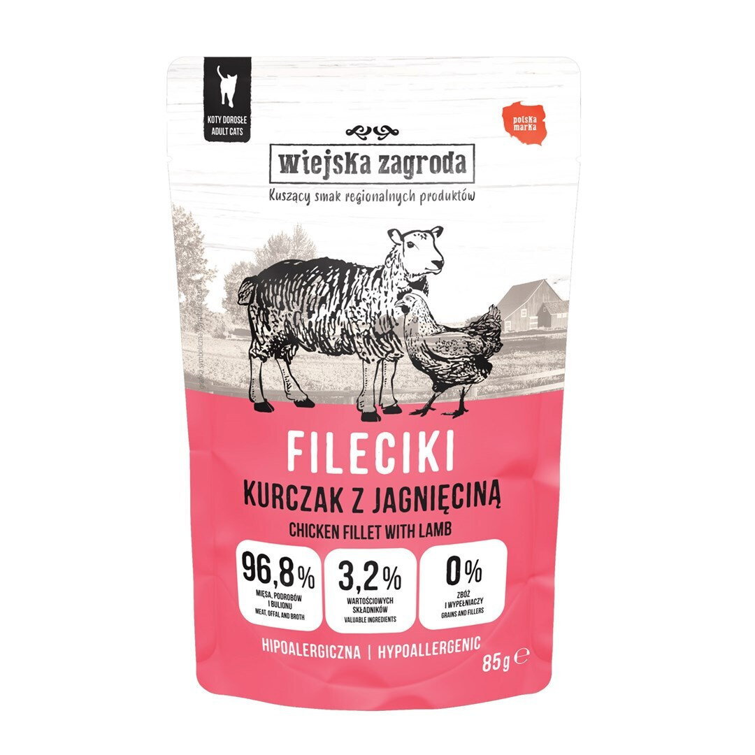Wiejska Zagroda Υγρή Τροφή 85gr