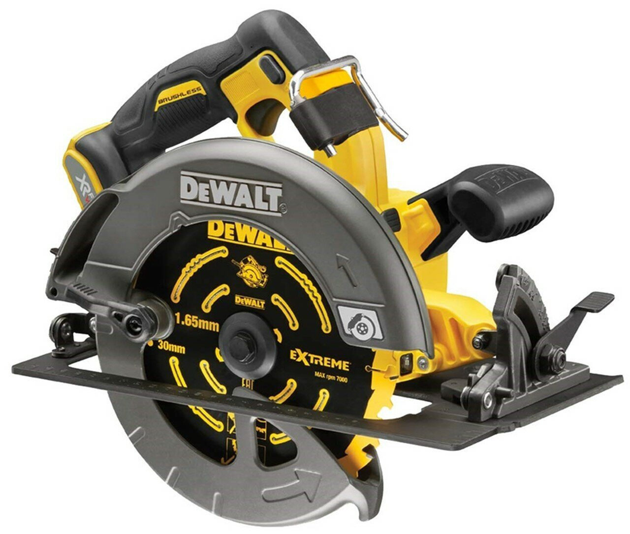 Dewalt Δισκοπρίονο 54V Solo με Σύστημα Αναρρόφησης