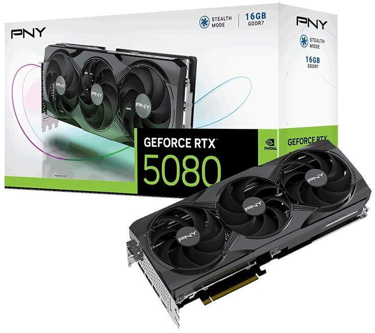 PNY GeForce RTX 5080 16GB Triple Fan - Image 1