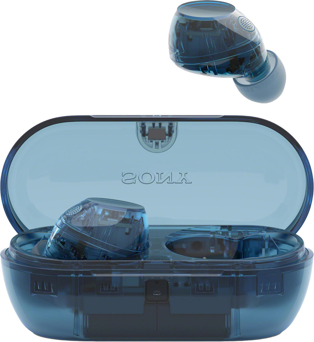 Sony WF-C710N In-ear Bluetooth Handsfree Ακουστικά με Αντοχή στον Ιδρώτα και Θήκη Φόρτισης Μπλε