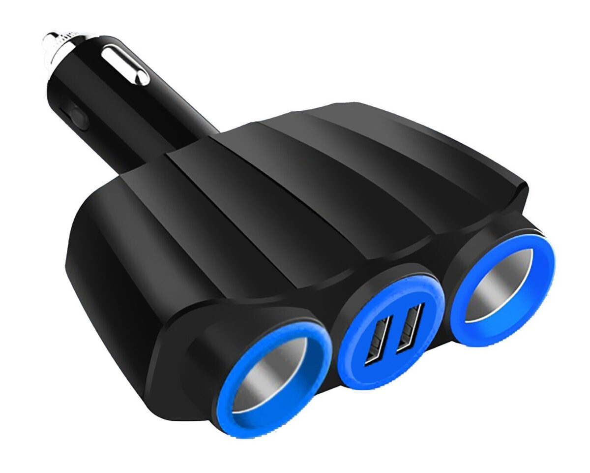 Vakoss TP-3268K Φορτιστής Αυτοκινήτου με Θύρες 2xUSB-A 2xΑναπτήρα - Image 2