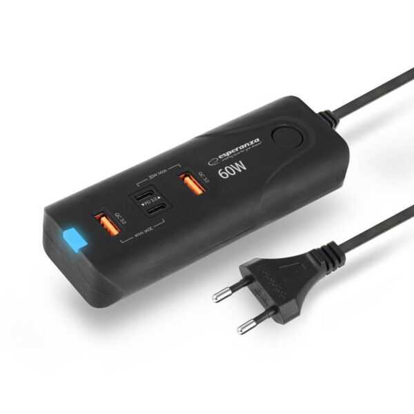 Esperanza EZC109 USB-C Βάση Φόρτισης 60W