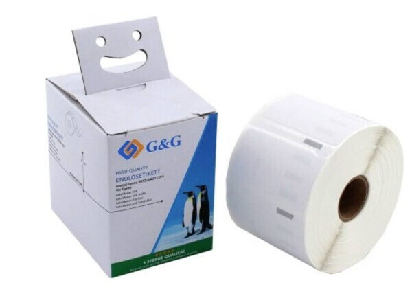 G&G Ταινία Ετικετογράφου RL-D-11354TR-BK/WT-32MM57MM