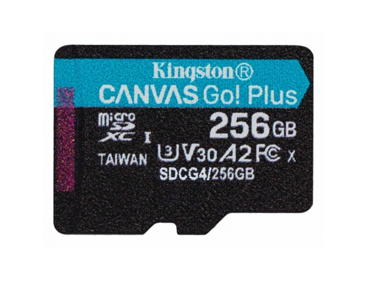 Kingston microSDXC 256GB Class 10 U3 V30 A2 UHS-I - Image 1