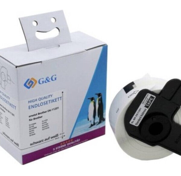G&G Αυτοκόλλητες Ετικέτες σε Ρολό 29x90mm