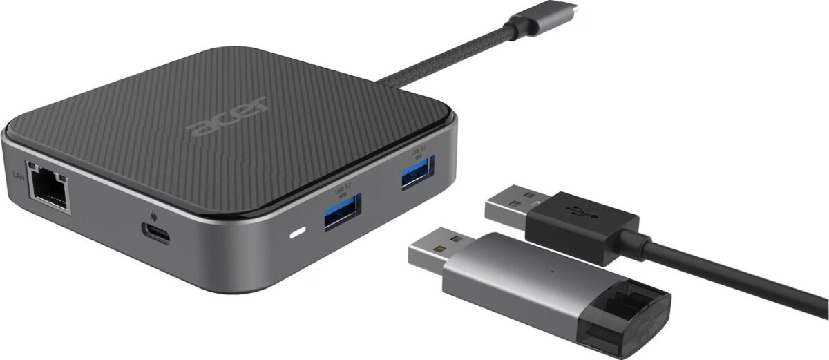 Acer USB-C Docking Station με HDMI/DisplayPort 4K PD Ethernet (HP.DSCAB.013) - Image 3