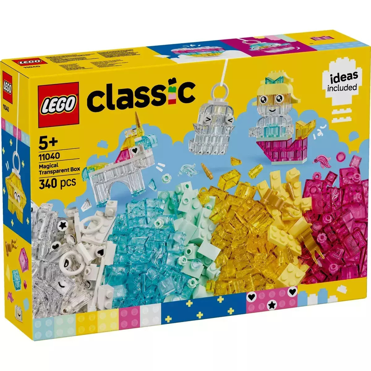 Lego Classic Magical Transparent Box για 5+ Ετών 340τμχ - Image 1