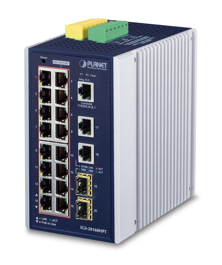 Ruijie Industrial RG-NIS2100-4GT2SFP-HP Managed L2 PoE+