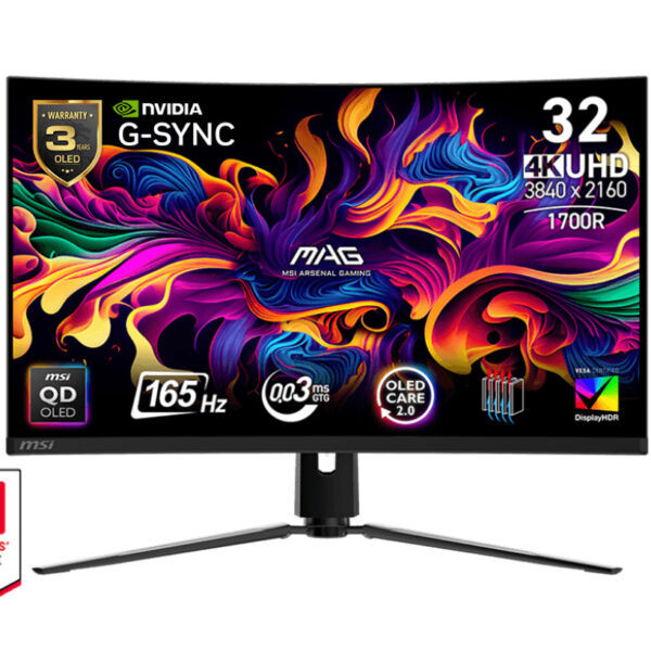 MSI MAG 321CUP 31.5" QD-OLED HDR Curved 4K 3840x2160