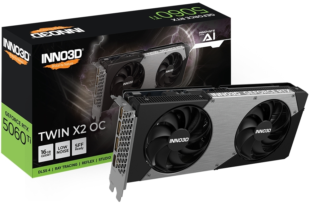 Inno 3D GeForce RTX 5060 Ti 16GB Twin X2 OC