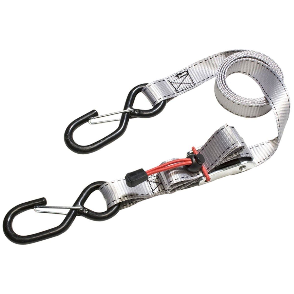 Master Lock Ιμάντας Αποσκευών Αυτοκινήτου Γκρι 2τμχ