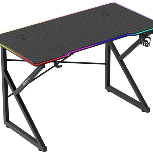 Γραφείο Gaming με LED 120x60x75εκ. Black