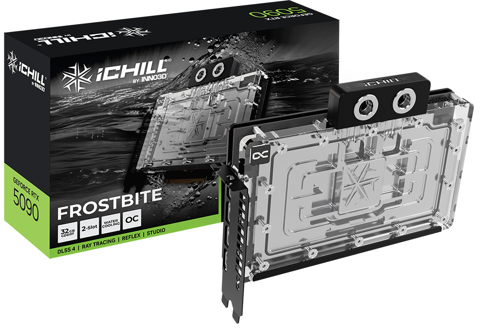 Inno 3D GeForce RTX 5090 32GB iChill Frostbite