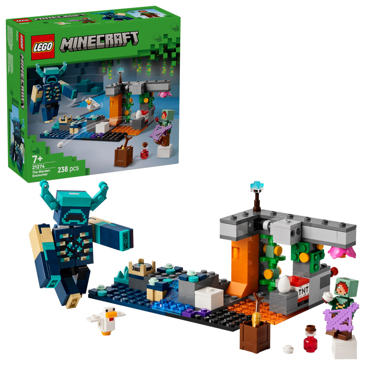 Lego Minecraft The Warden Encounter για 7+ Ετών 238τμχ - Image 1