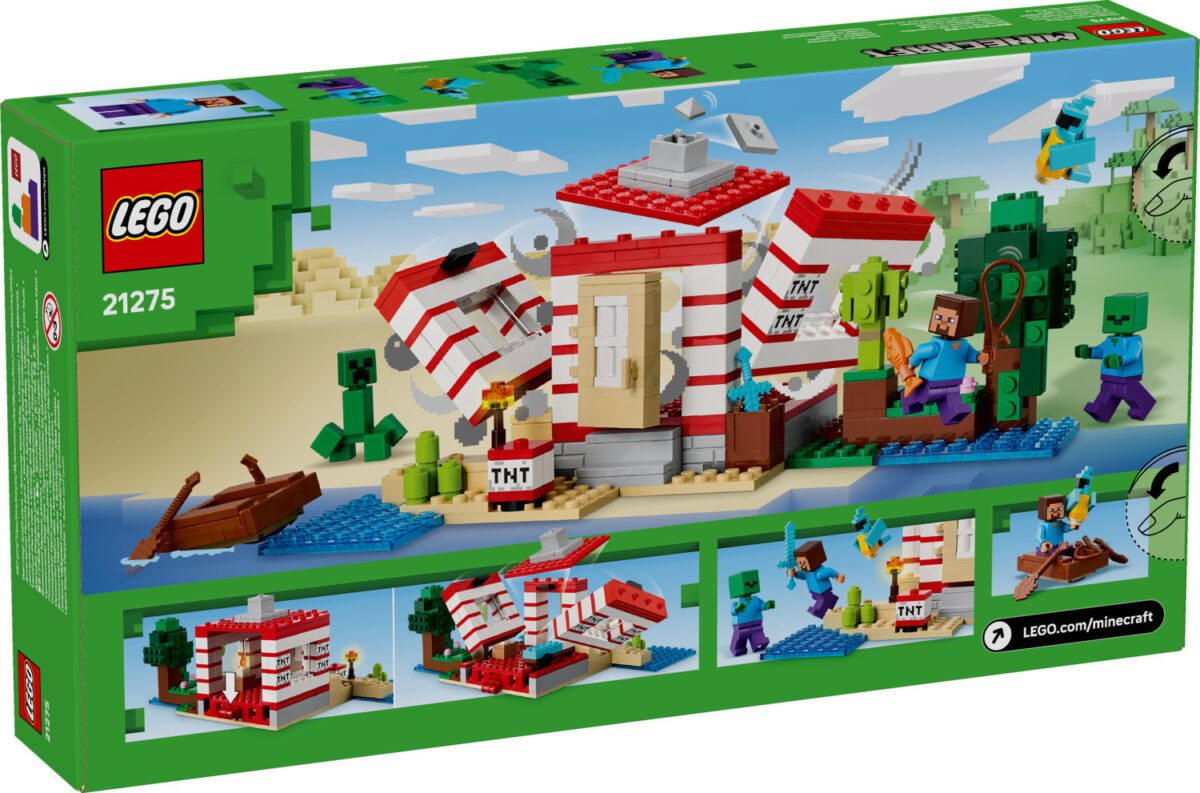 Lego Minecraft The TNT Jungle House για 8+ Ετών 287τμχ - Image 2