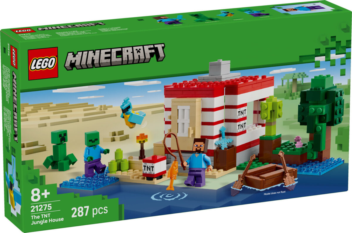 Lego Minecraft The TNT Jungle House για 8+ Ετών 287τμχ - Image 6