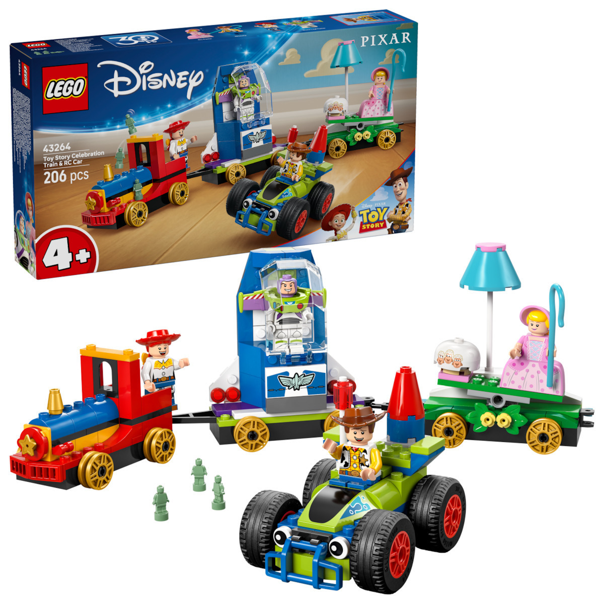 Lego Disney Toy Story Celebration Train & RC Car για 4+ Ετών 206τμχ - Image 1