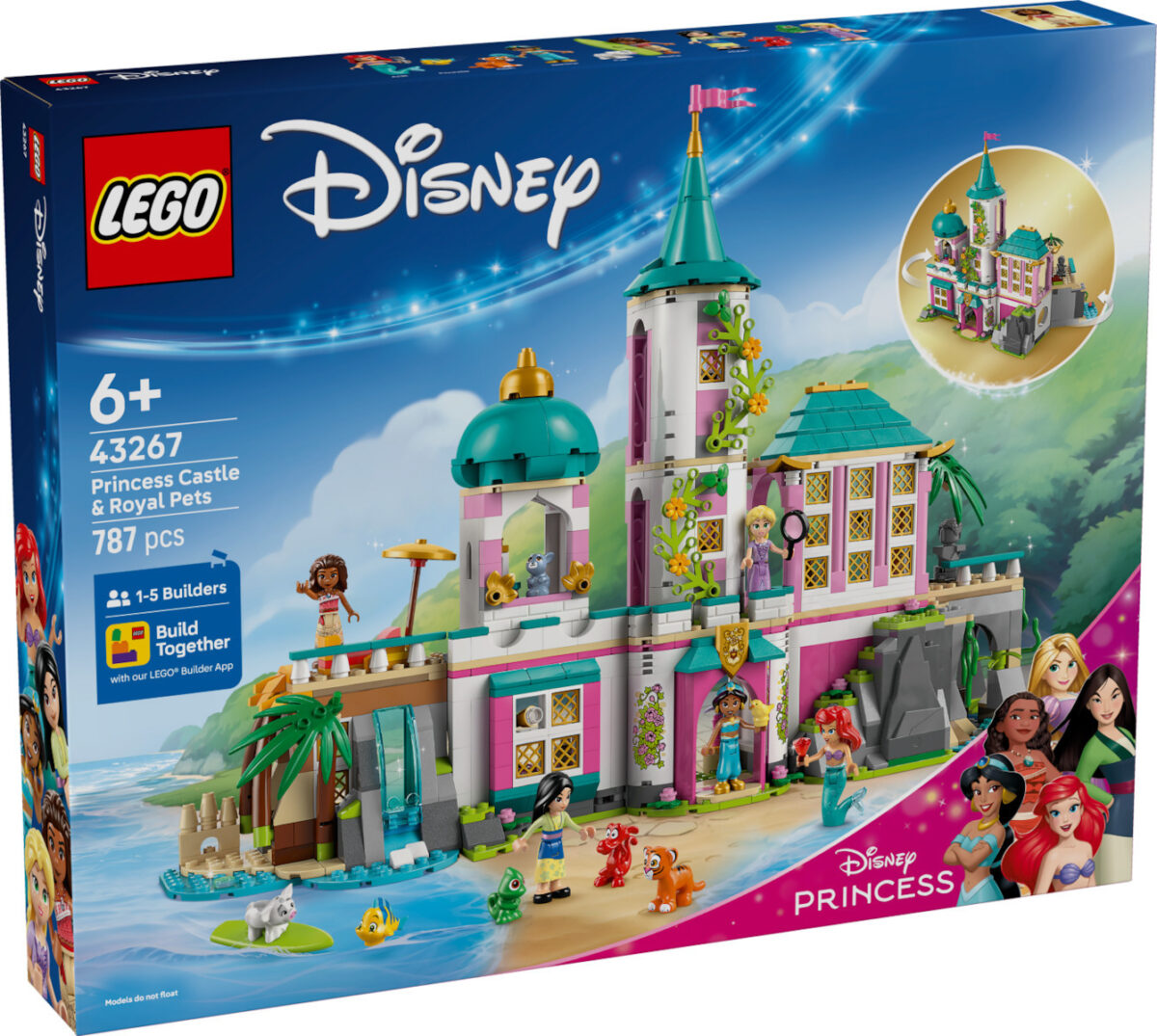 Lego Disney Princess Castle & Royal Pets για 6+ Ετών 787τμχ - Image 6