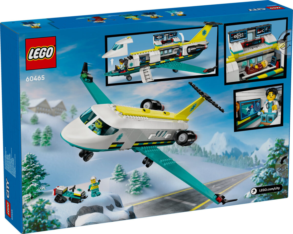 Lego City Emergency Air Ambulance Airplane για 6+ Ετών 403τμχ - Image 6