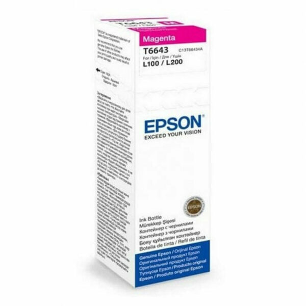 Epson Γνήσιο Μελάνι Εκτυπωτή InkJet Ματζέντα (C13T664340)
