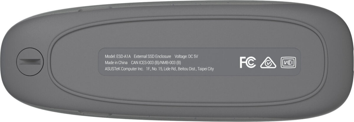 Asus Cobble Θήκη για Σκληρό Δίσκο M.2 SATA III σε Γκρι χρώμα - Image 2